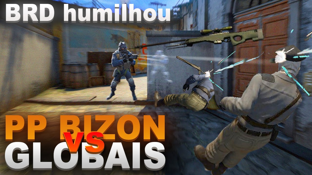 BRD jogando com ARMA de NOOB, é possível ganhar só de PP-BIZON no GLOBAL?