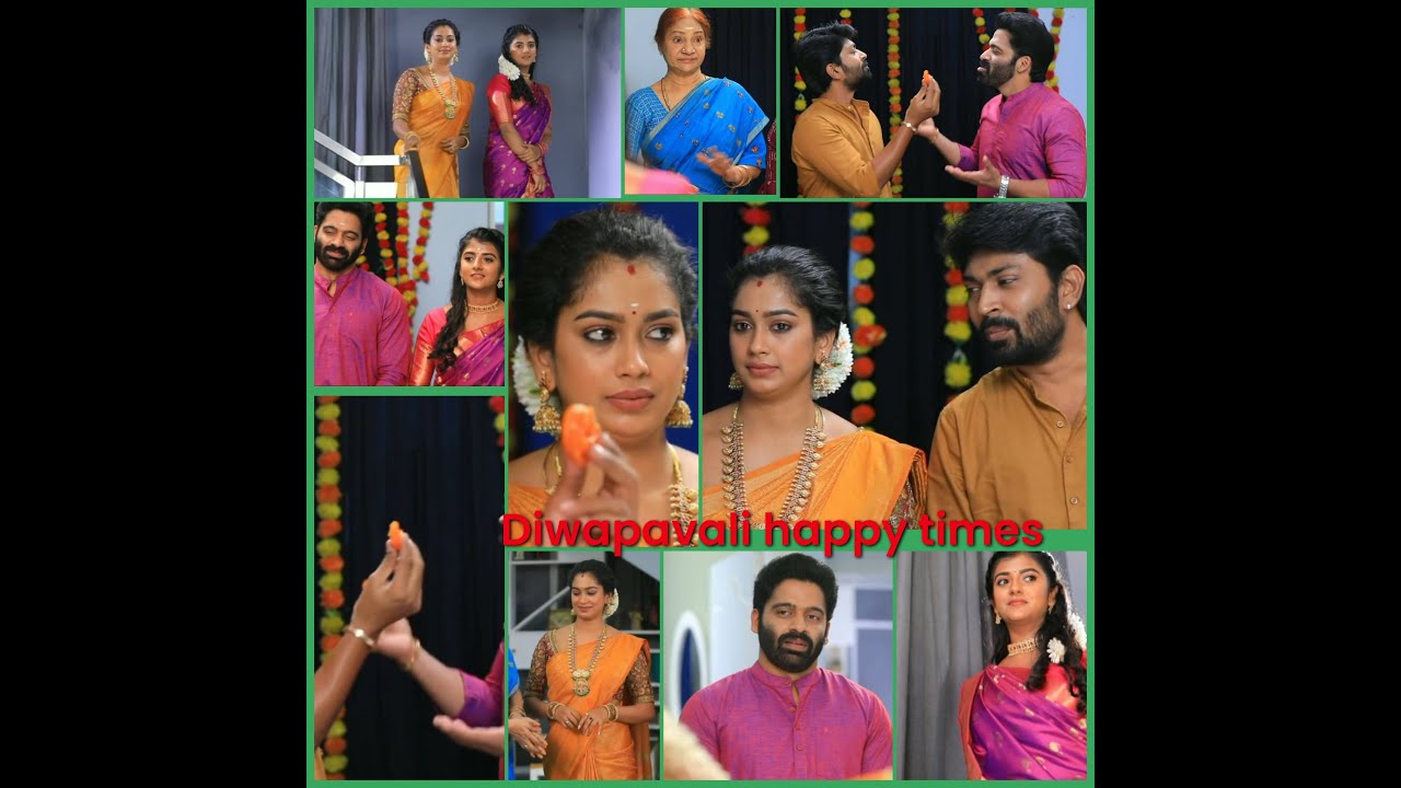 💐🌹💐Diwapavali happy times priya 💘 jeeva 💐🌹💐Kaviya ❤️ Parthi 💐🌹💐