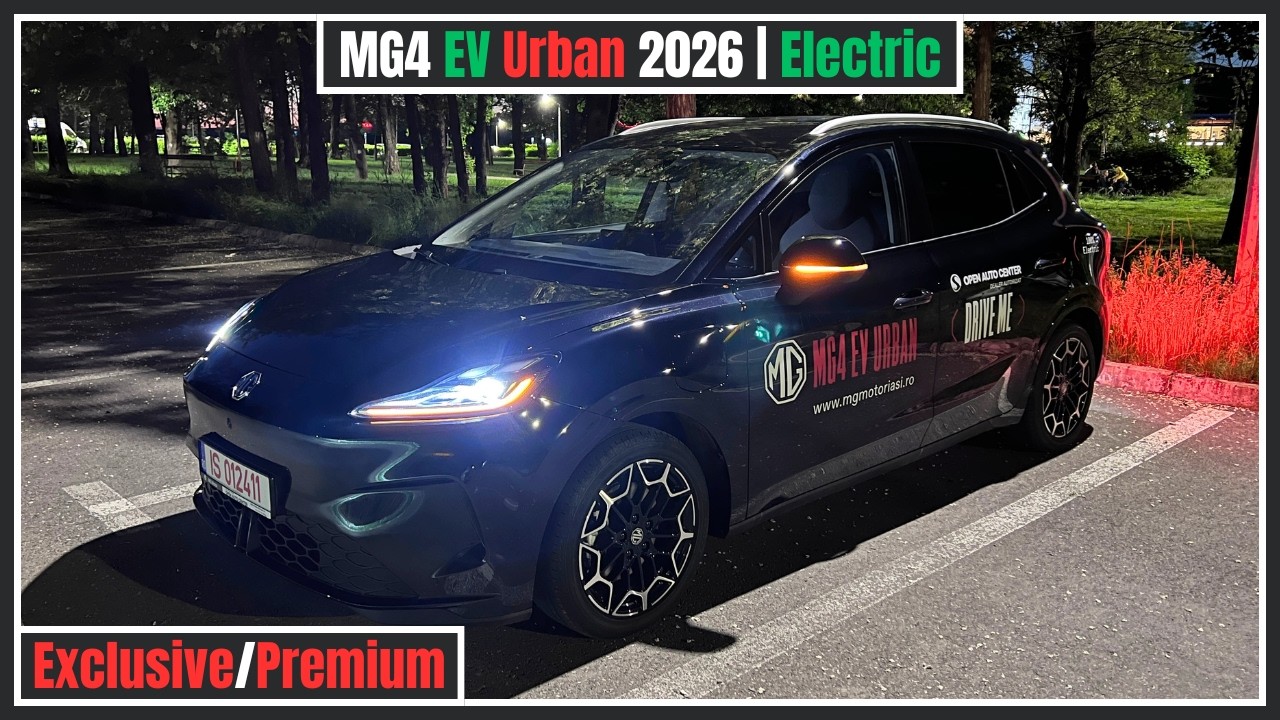 New MG4 EV Urban 2026 | Night Lights Detailed Review