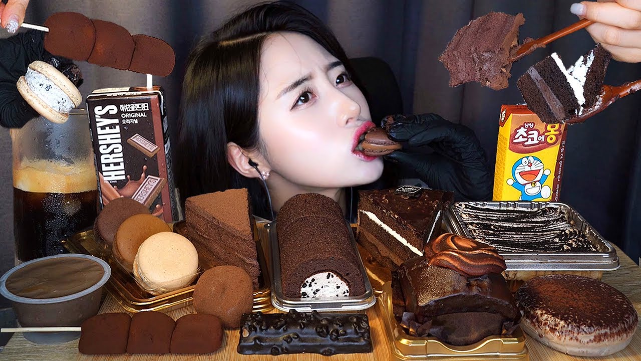 🍫 Корейский Круглосуточный магазин Десерт ASMR МукбангㅣШоколадный ТортㅣConvenience Store