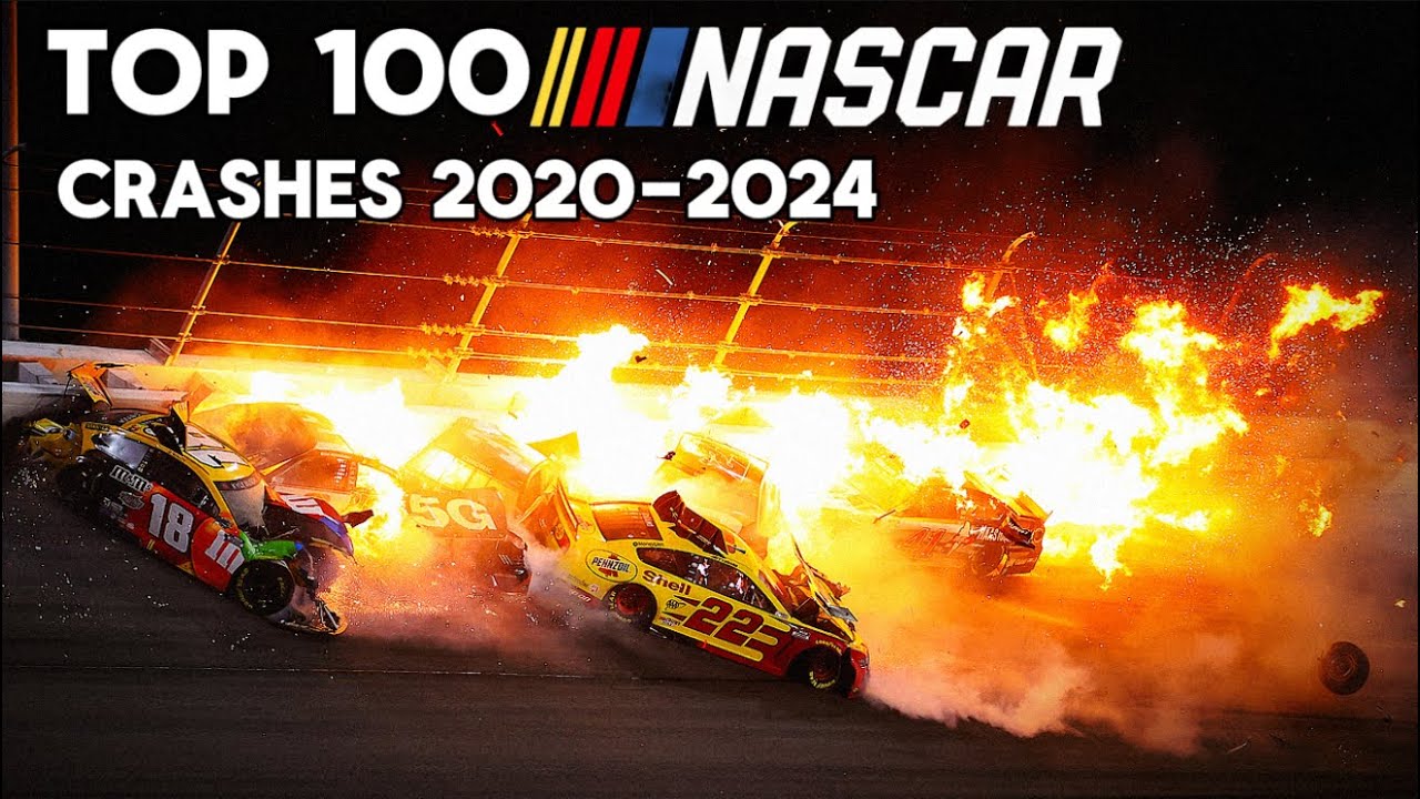 Top 100 NASCAR Crashes From 2020-2024
