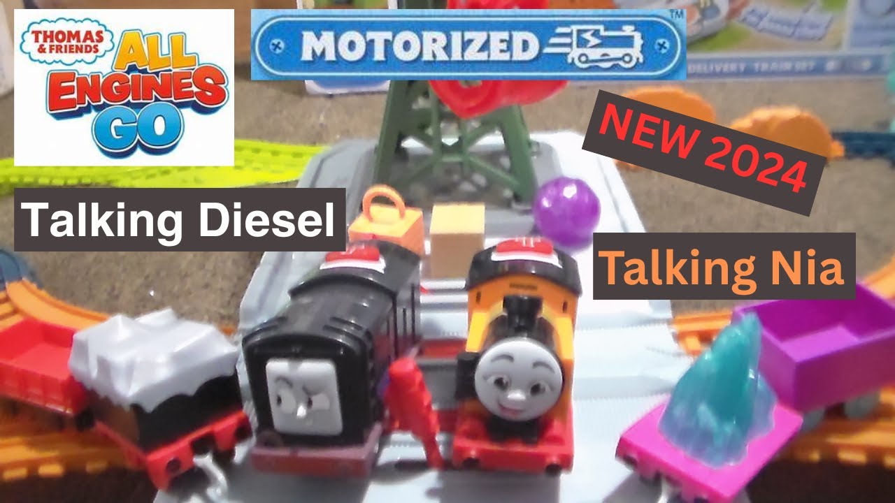 NEW 2024 AEG Motorized Talking Nia & Talking Diesel - Unboxing & Review
