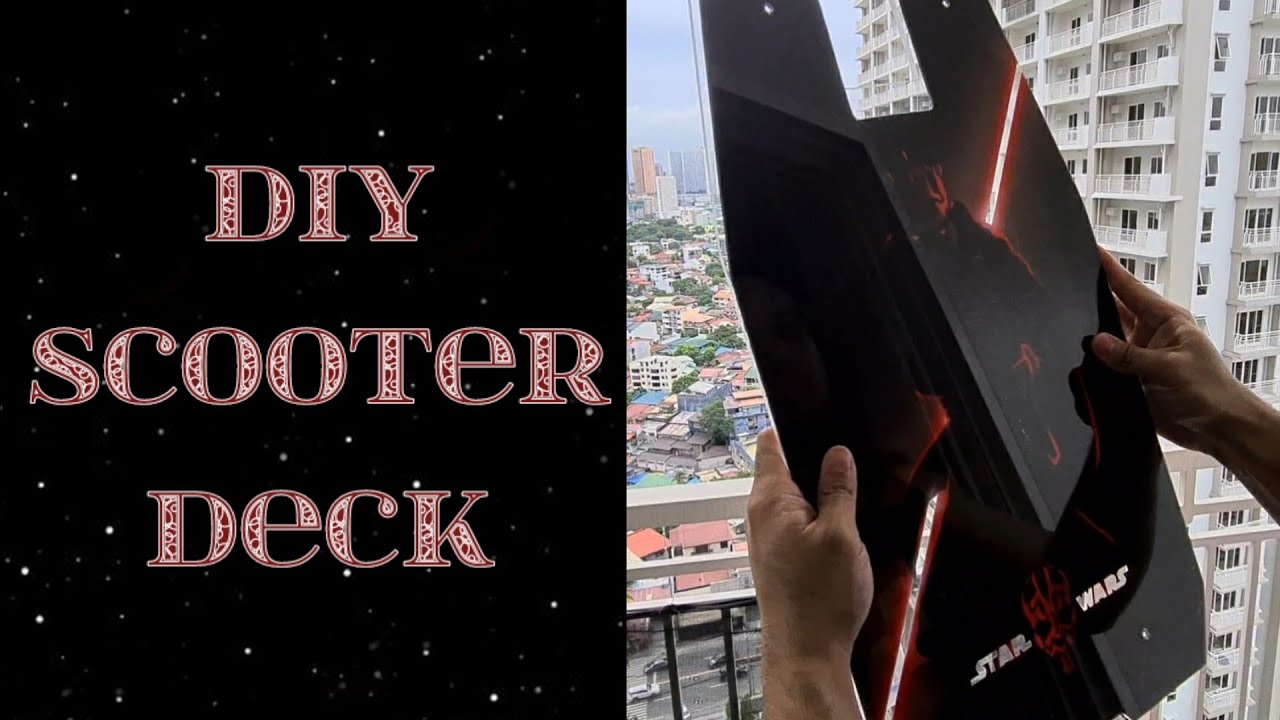 DIY e-scooter deck for ultron mini