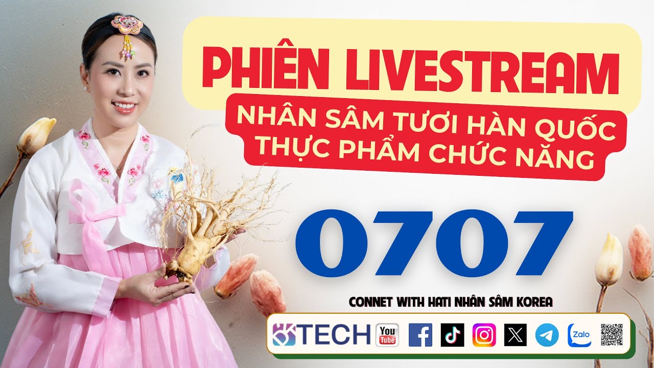 Quà tặng Tết- HATI NHÂN SÂM KOREA – PHIÊN LIVE SỐ 0718