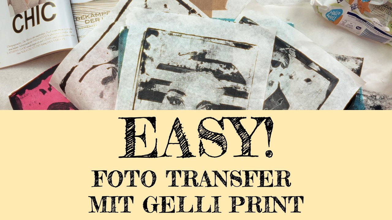 Gelli Print & Foto Transfer: So gelingt’s! (Schritt für Schritt)