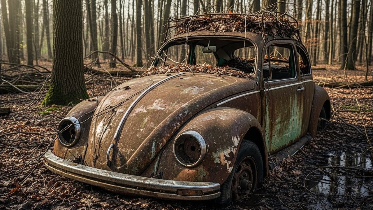 ASMR Car Restoration 1963 Volkswagen Beetle Herbie (Back to Race) Full Showroom Rebuild