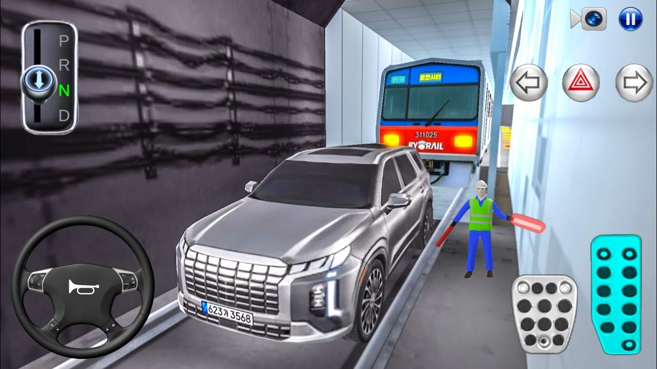 New Palisade 🚙SUV in Subway Station🚇 - 3D Driving Class 2025 - Android iOS Gameplay - Best 🚗car game