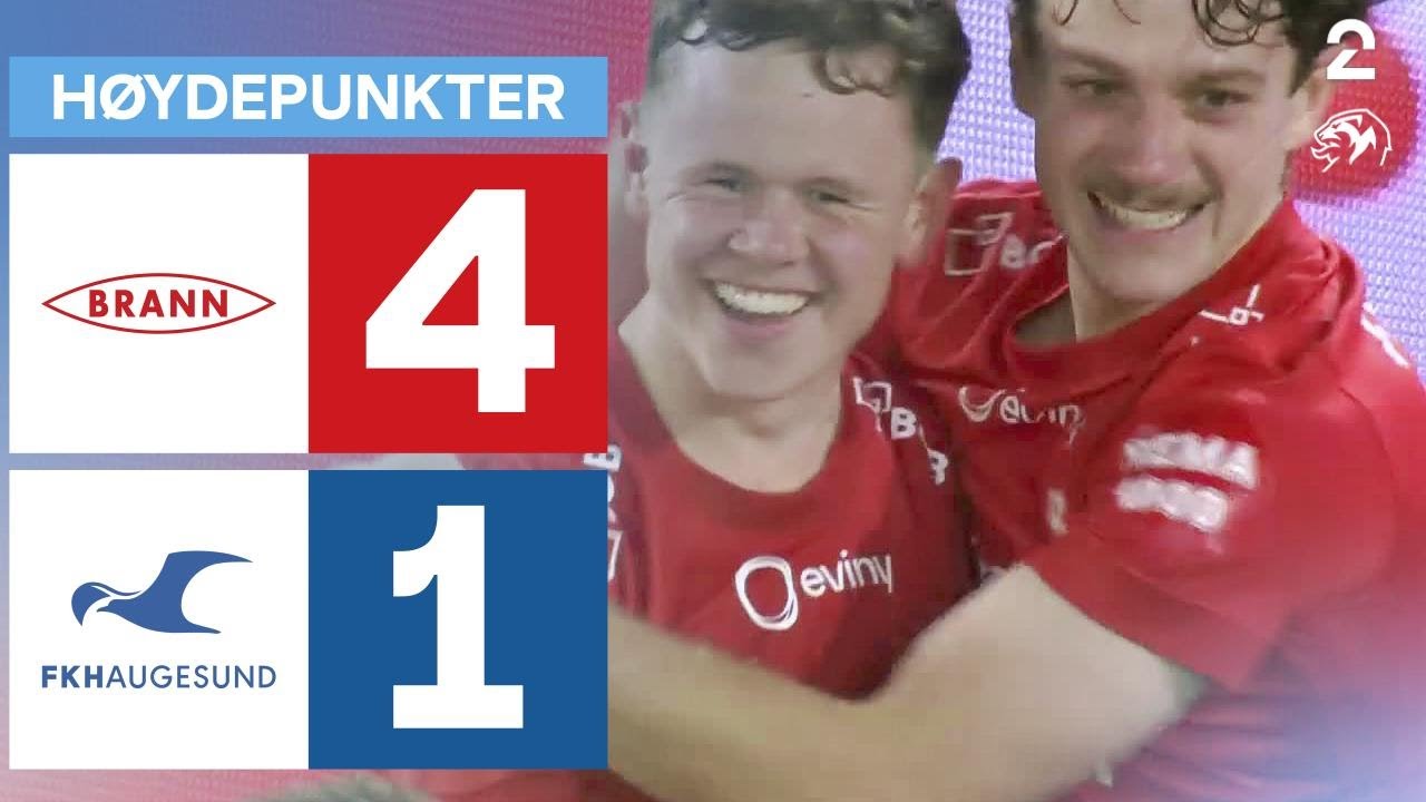 Brann 4 - 1 Haugesund - H&oslash;ydepunkter