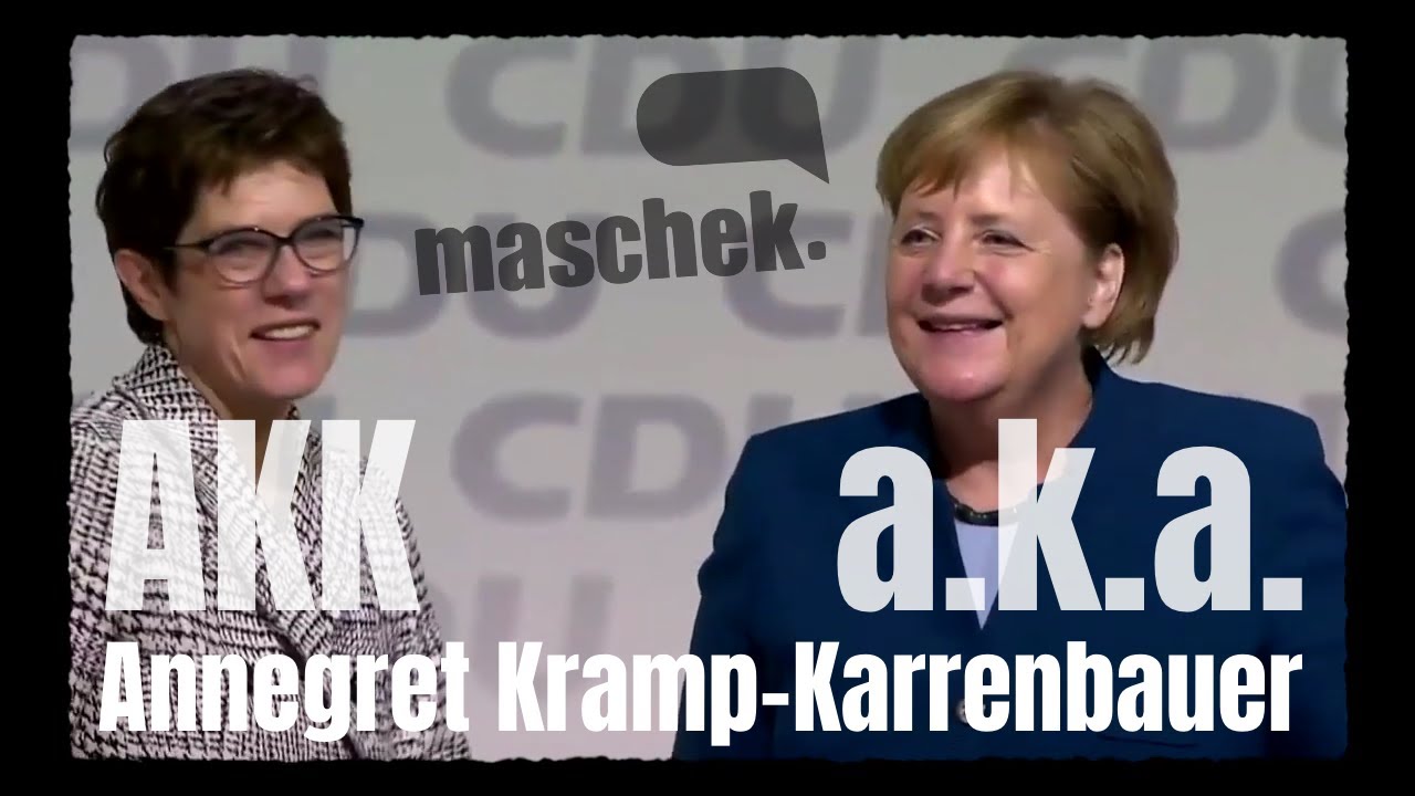 Maschek WÖ_410 AKK a.k.a. Annegret Kramp-Karrenbauer