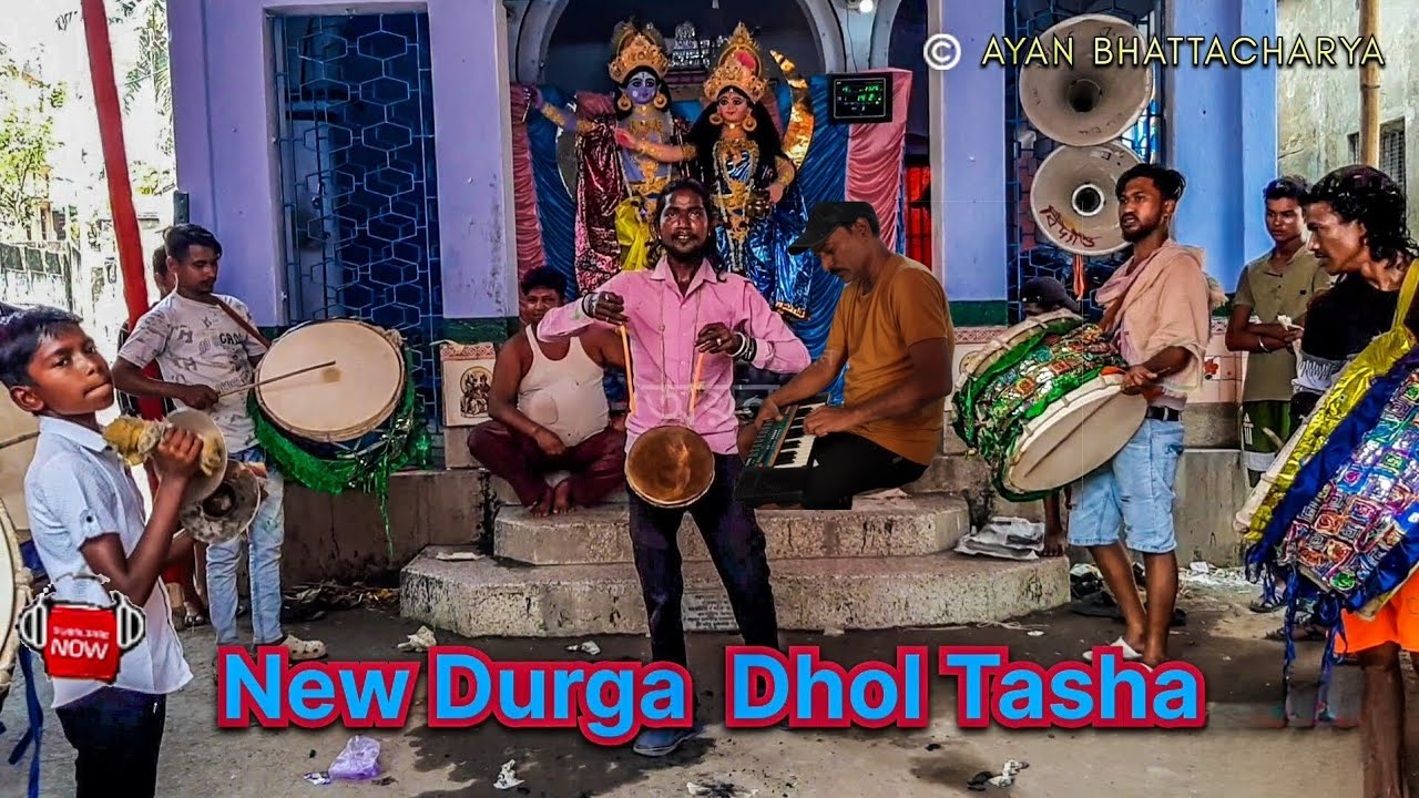 NEW DURGA DHOL TASHA |Shantipur Holi 2025| কাঁসারি পাড়া যুগল মিলন পূজা|🎵 Zindegi Ka nam Dosti
