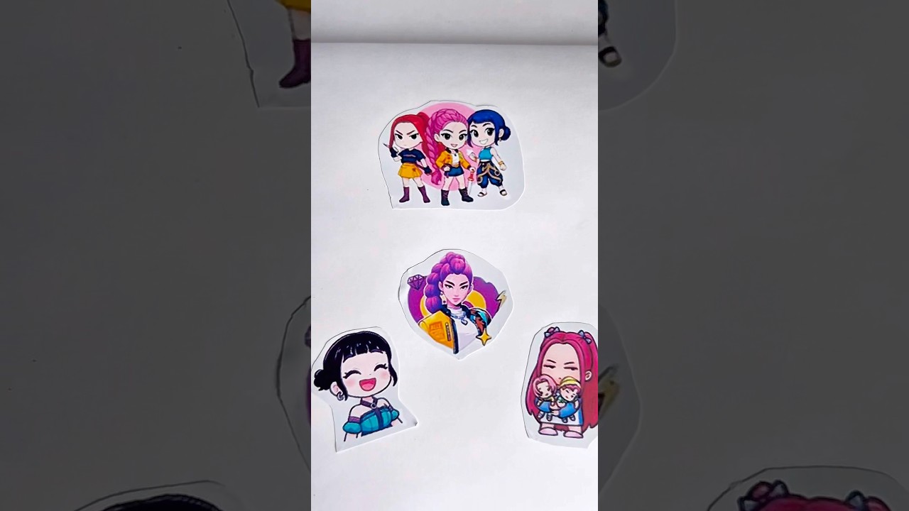 KPOP DEMON HUNTERS/ Sticker Book DIY 