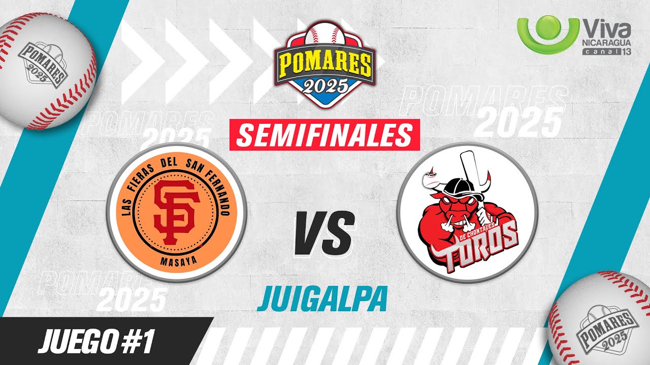San Fernando vs. Toros de Chontales - [Pomares 2025 | Juego Completo] - [06/09/2025]
