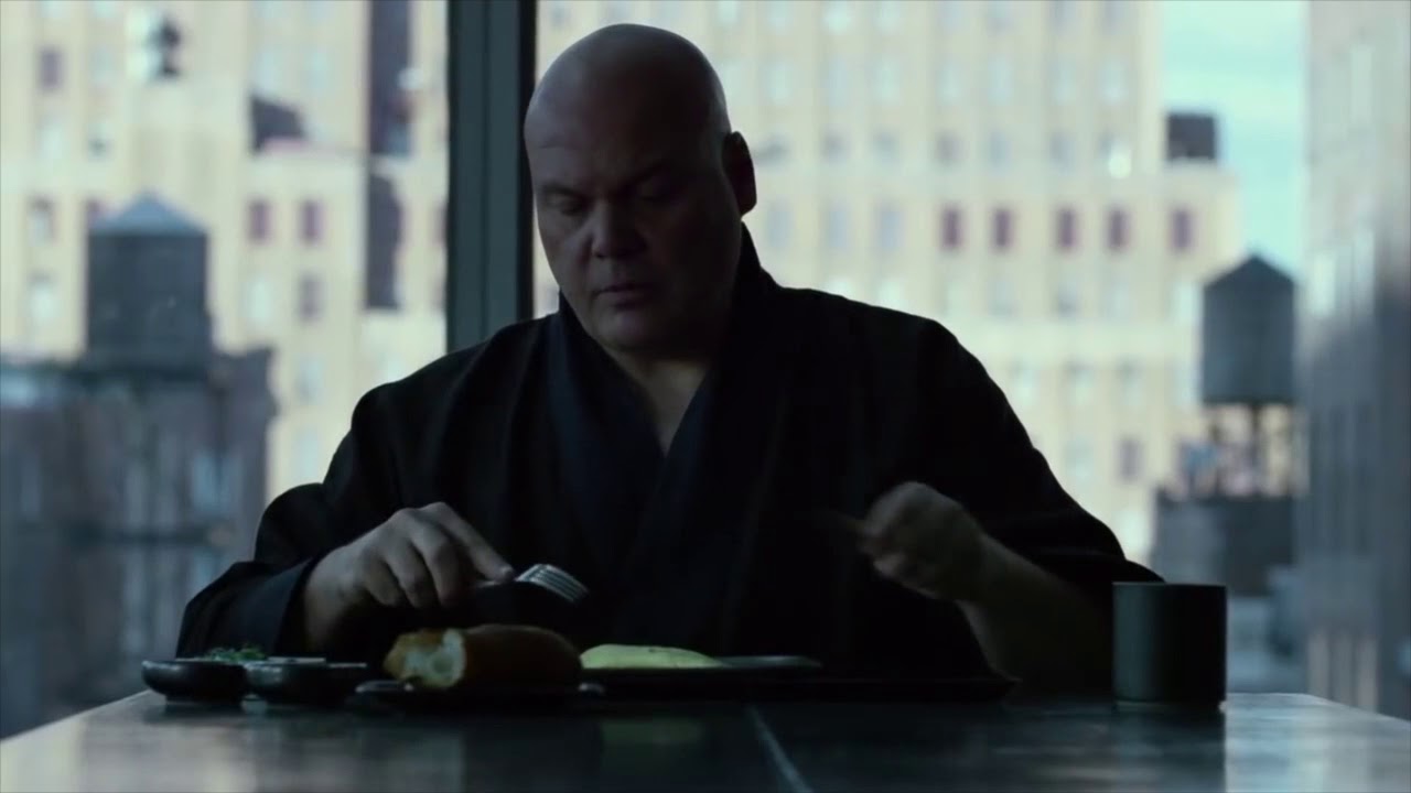 [daredevil]wilsonPisk kingpin morning egg cook mukbang