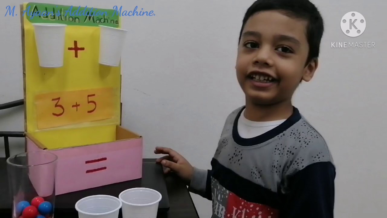 Addition Machine, Grade 1 project.
