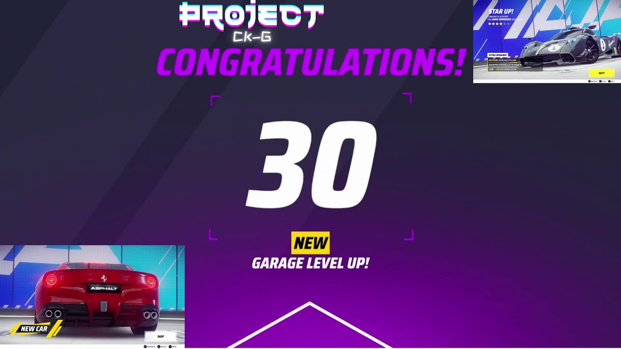 STARRING UP & UNLOCKING My Way to GARAGE LVL 30! | Asphalt Legends Unite