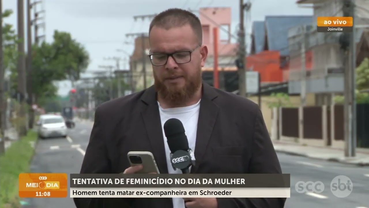 Tentativa de feminicídio no Dia da Mulher em Schroeder | Segurança | SCC Meio-Dia