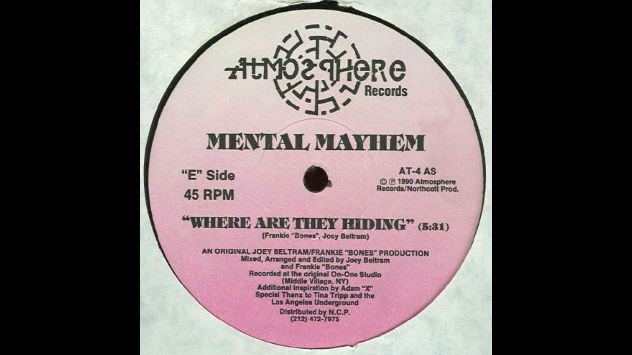 Mental Mayhem - Where Are They Hiding  (1990)