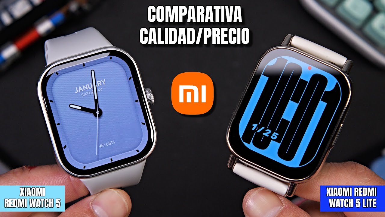 Xiaomi REDMI Watch 5 vs Xiaomi REDMI Watch 5 LITE ⌚ Todas las DIFERENCIAS
