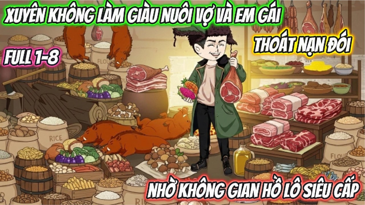 Xuyên Không Làm Giàu Nuôi Vợ Và Em Gái Thoáy Nạn Đói Nhờ Không Gian Hồ Lô Siêu Cấp Full1-8