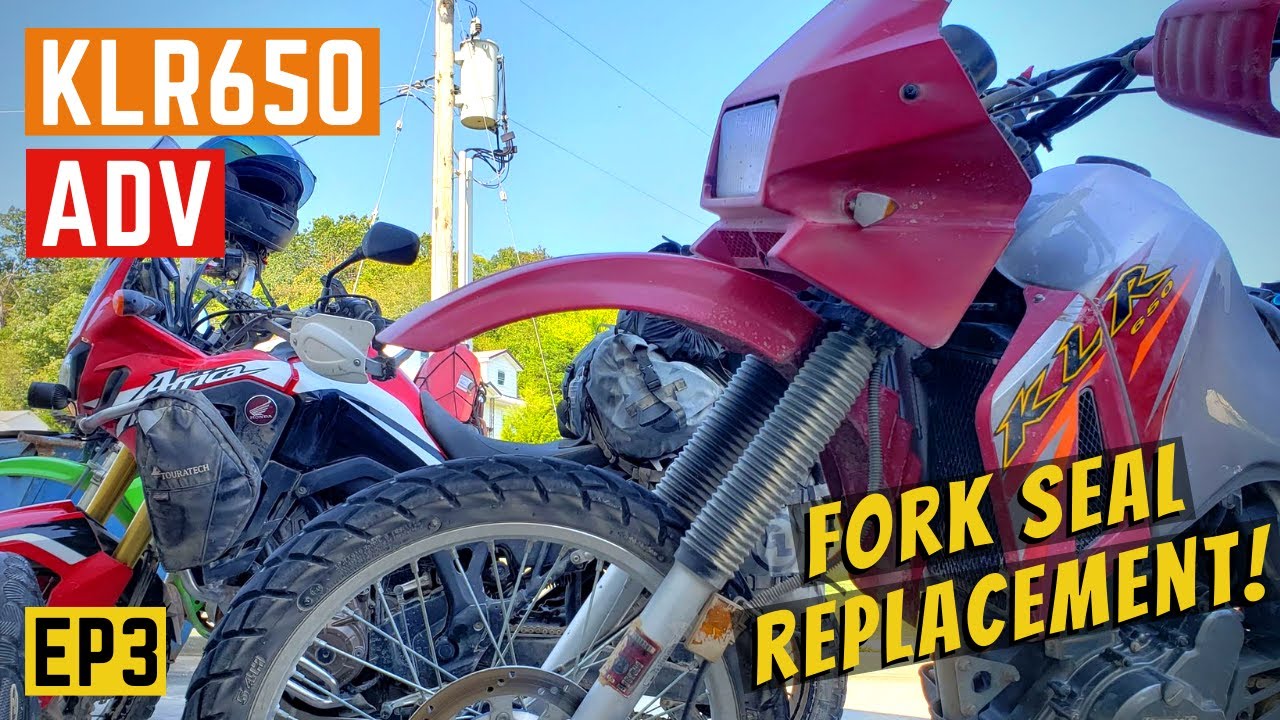 KLR 650 - Fork Seal Replacement - ADV Build - EP3