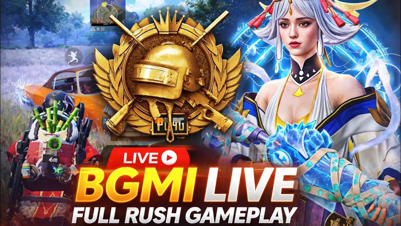 BGMI Live 🔴 Full Rush Gameplay | Non-Stop Action & Clutch Moments