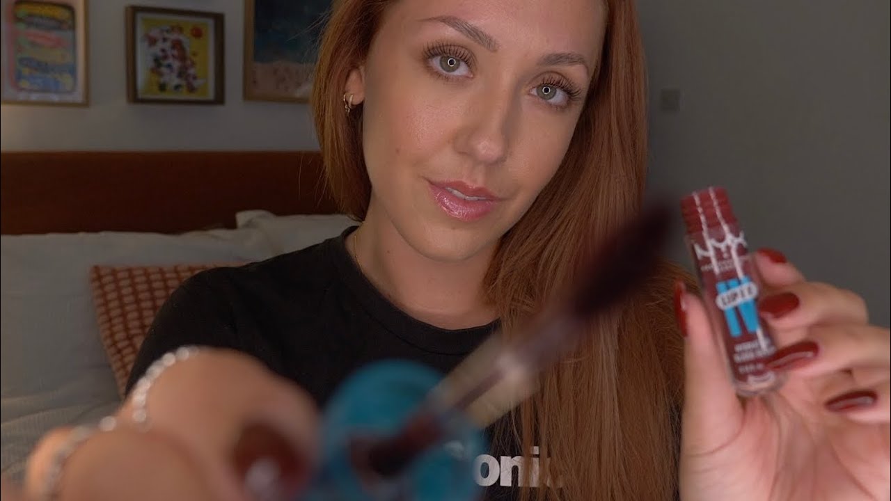 ASMR Inaudible Makeover - Doing your makeup RP
