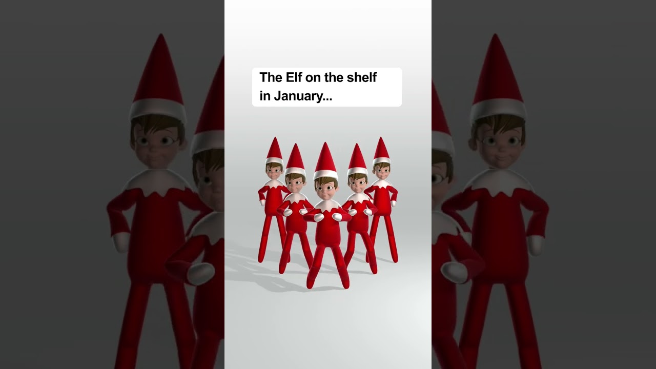 The Elf on the Shelf in January #elfontheshelf
