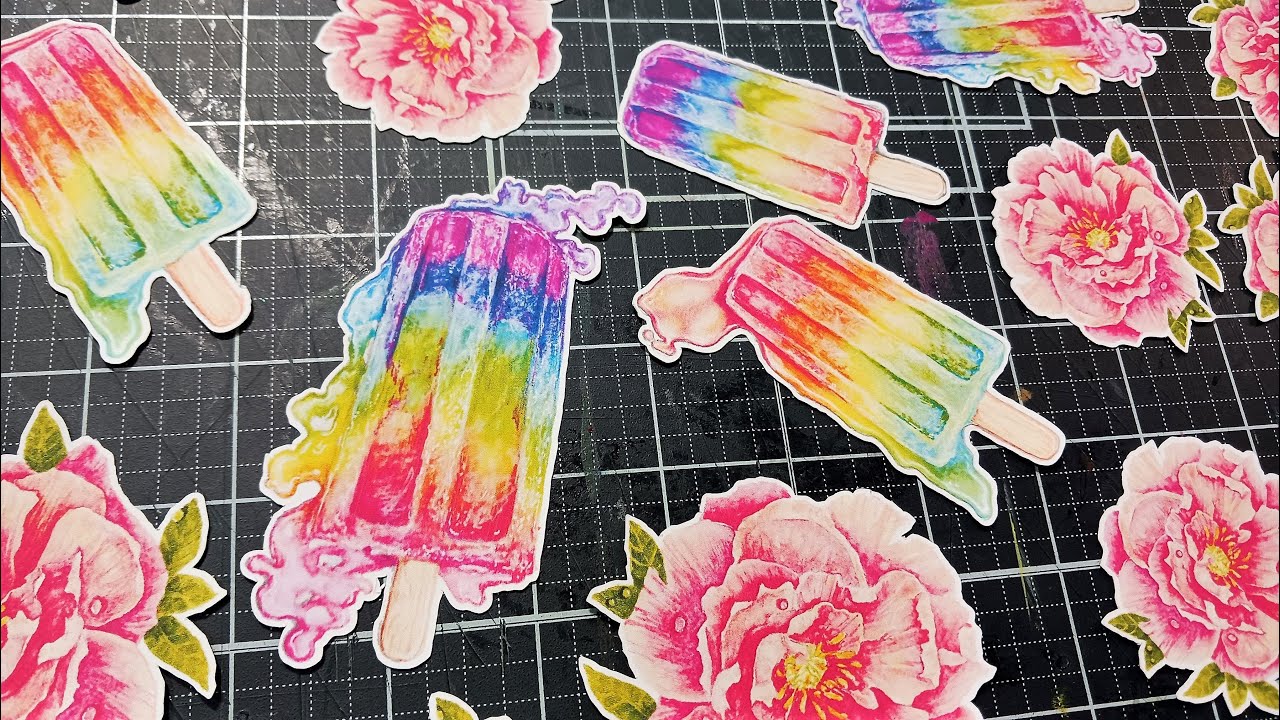 Trying Waterproof Inkjet Sticker Paper - DIY Stickers - Brother Scan 'n Cut Tutorial