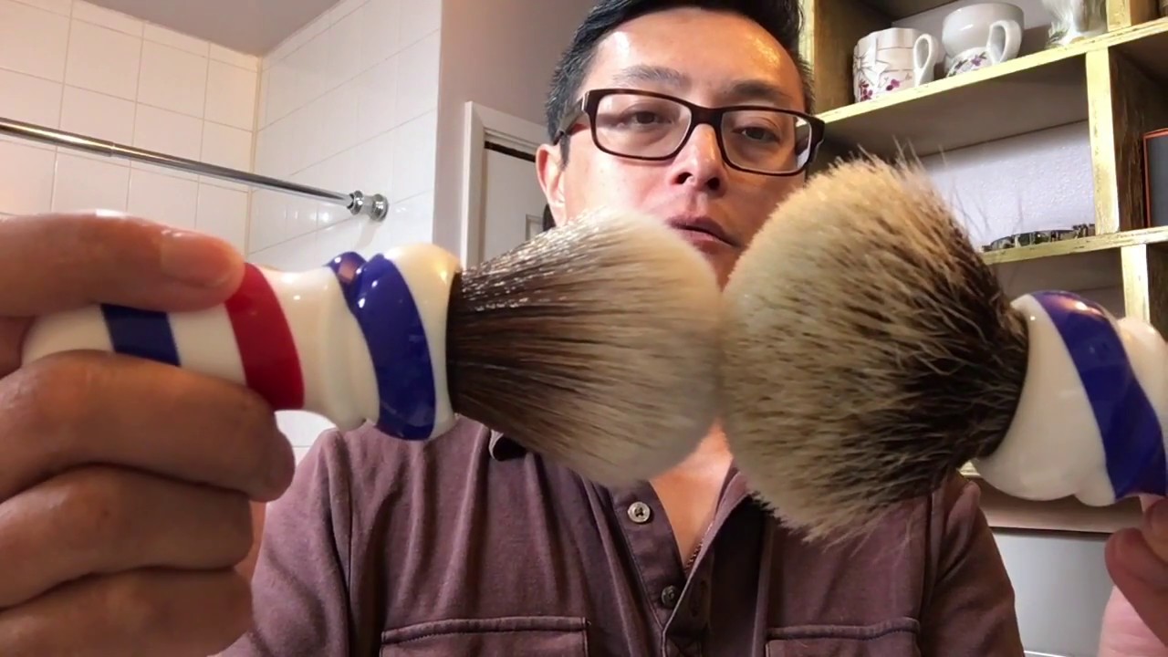 YAQI Brush Review, Synthetic and Silvertip