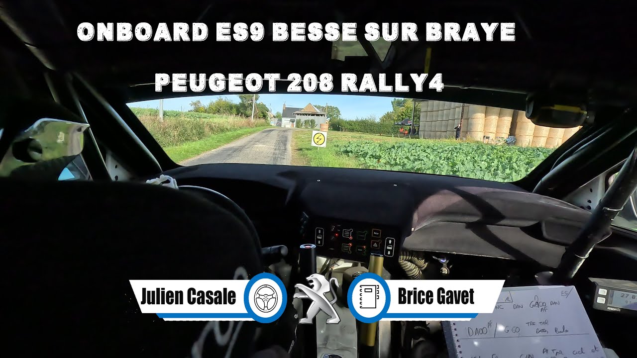ONBOARD Julien Casale - Brice Gavet | ES9 Bessé-sur-Braye | Rallye Coeur de France 2025 - CRV