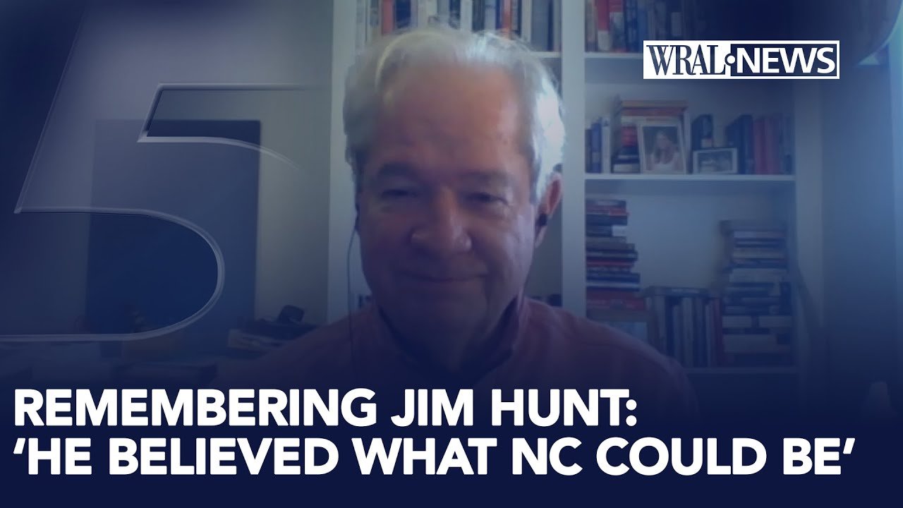 Jim Hunt 'believed so deeply in what North Carolina could be'