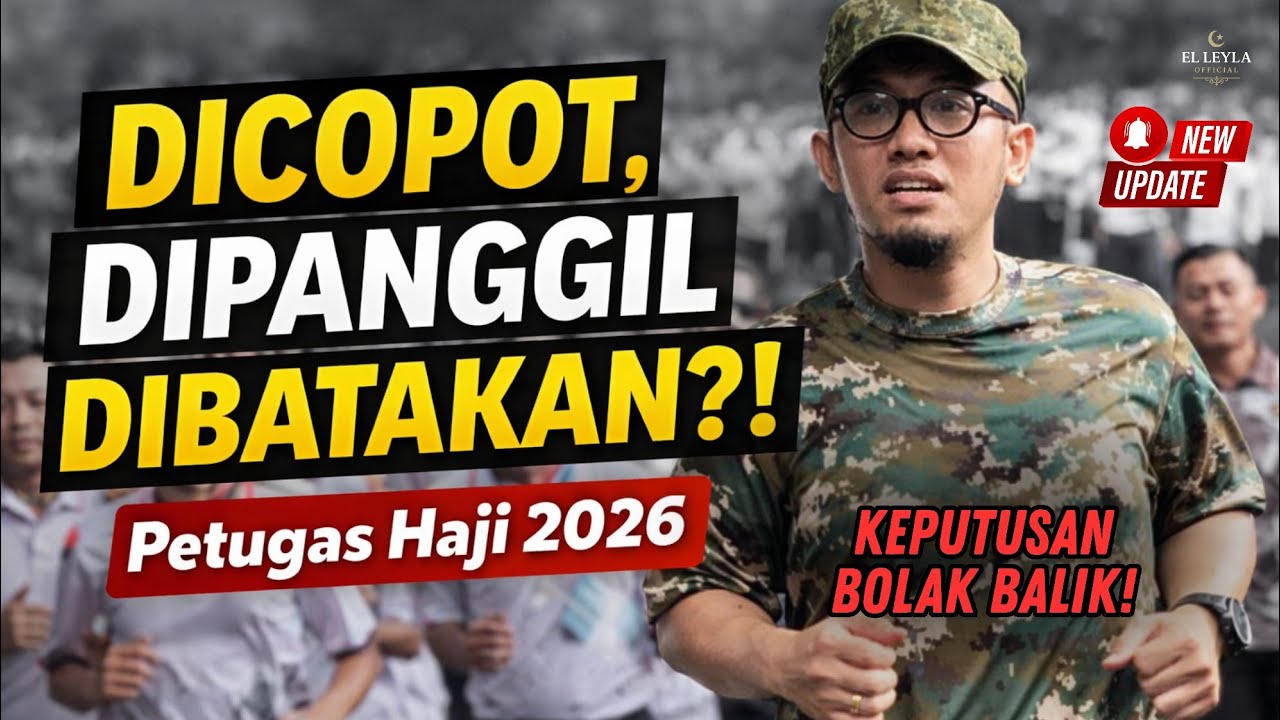 DICOPOT SAAT DIKLAT, DIPANGGIL LAGI, LALU DIBATALKAN — ADA APA DENGAN PETUGAS HAJI 2026?