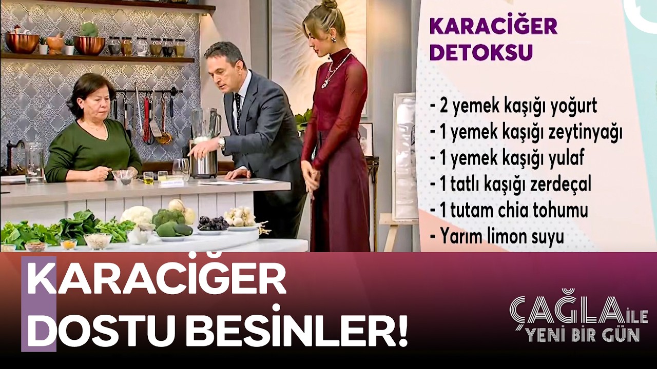 Karaciğeri Yenileyen Detoks Tarifi - Çağla ile Yeni Bir Gün 1574. Bölüm