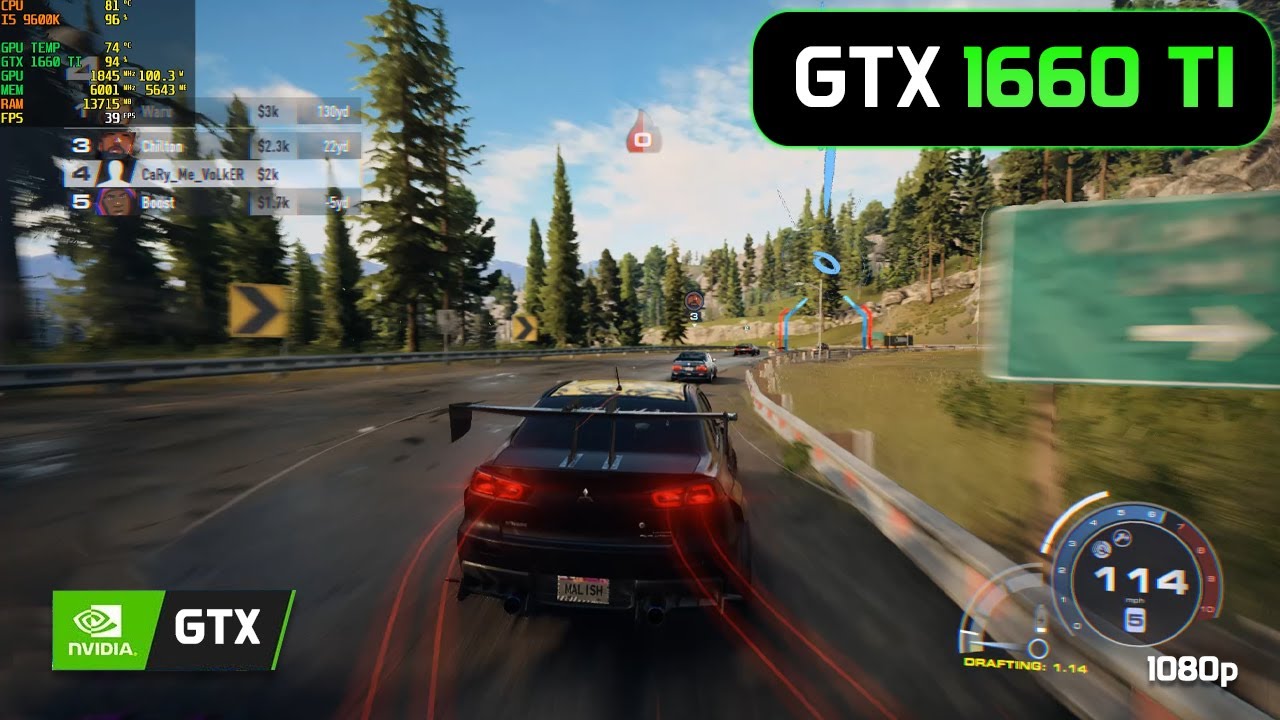 NFS Unbound | GTX 1660 TI | I5 9600K | 32GB Ram | Maximum Setiings 1080p