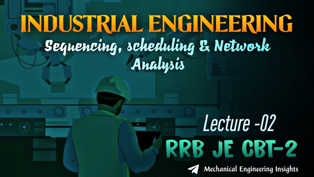 | INDUSTRIAL ENGINEERING | Sequencing ,Scheduling and Network Analysis . Lec-02 RRB JE