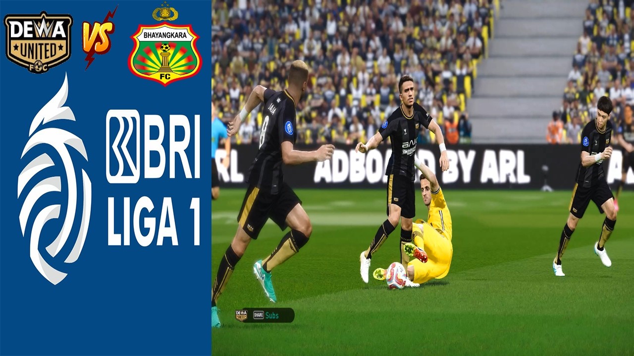 DEWA UNITED VS BHAYANGKARA FC | MATCHDAY 24 BRI SUPER LEAGUE 2025 / 2026 | PES 2021 PC