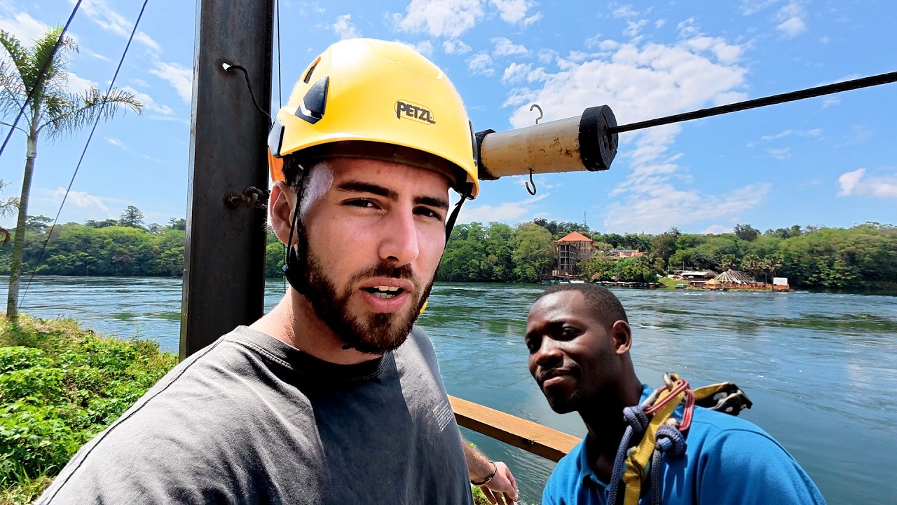 $20 Zipline across the Nile (Uganda) 🇺🇬