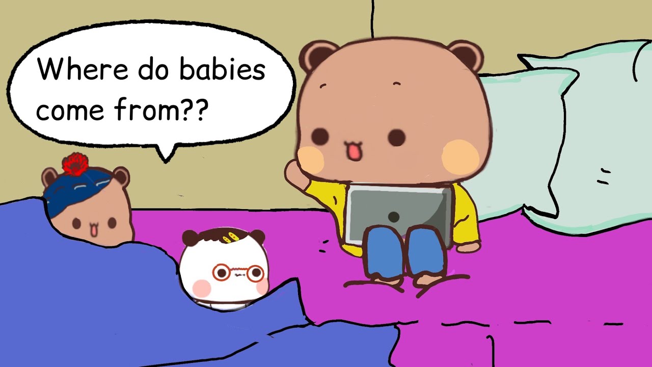 WHEN KIDS ASK WHERE DO BABIES COME FROM?👶 | Bubu Dudu | Peach Goma | Panda Bear | Milk Mocha Bear