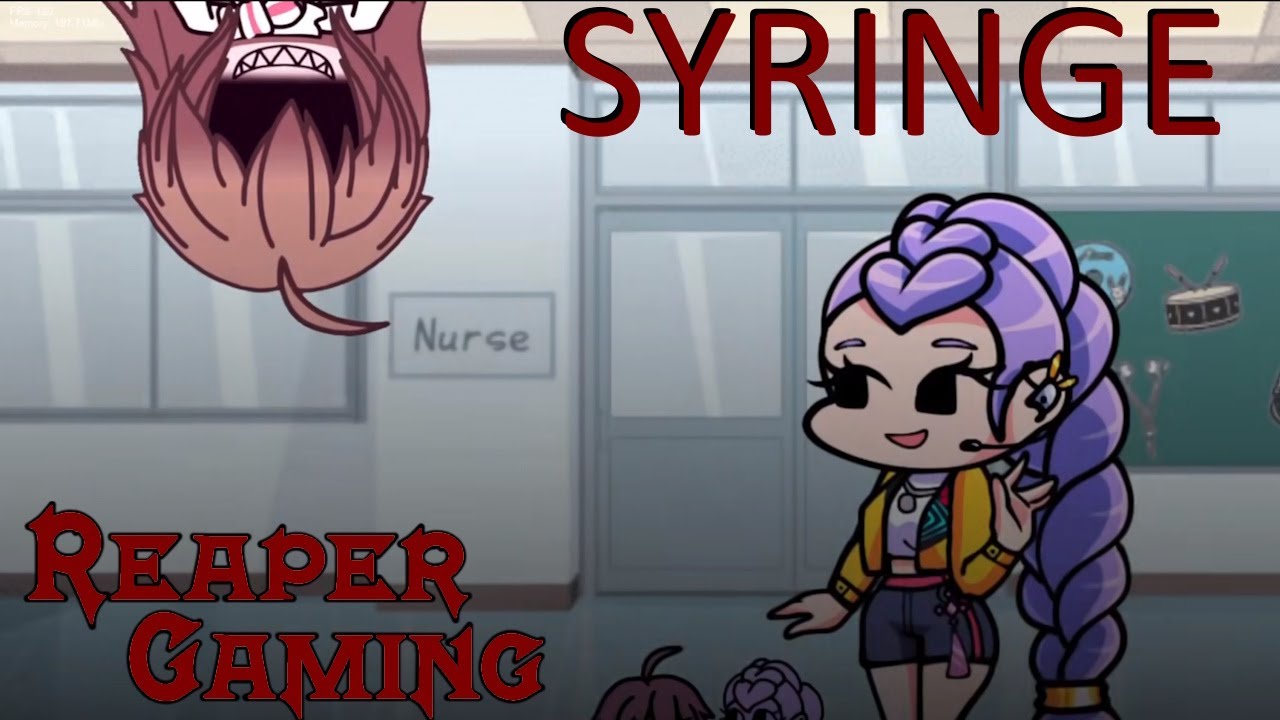 FNF - Gina Vs Rumi (Syringe Cover) FNF MOD