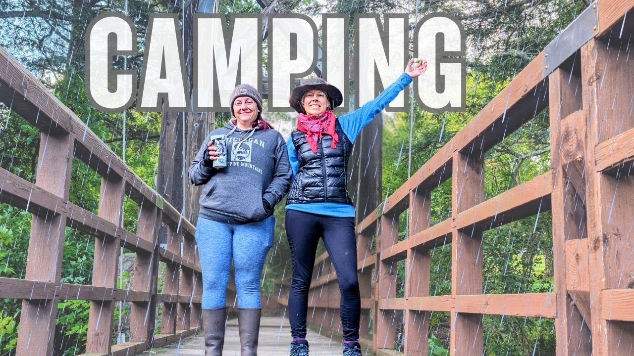 Палаточный кемпинг под холодным дождем | Верхний Мичиган | 9 водопадов