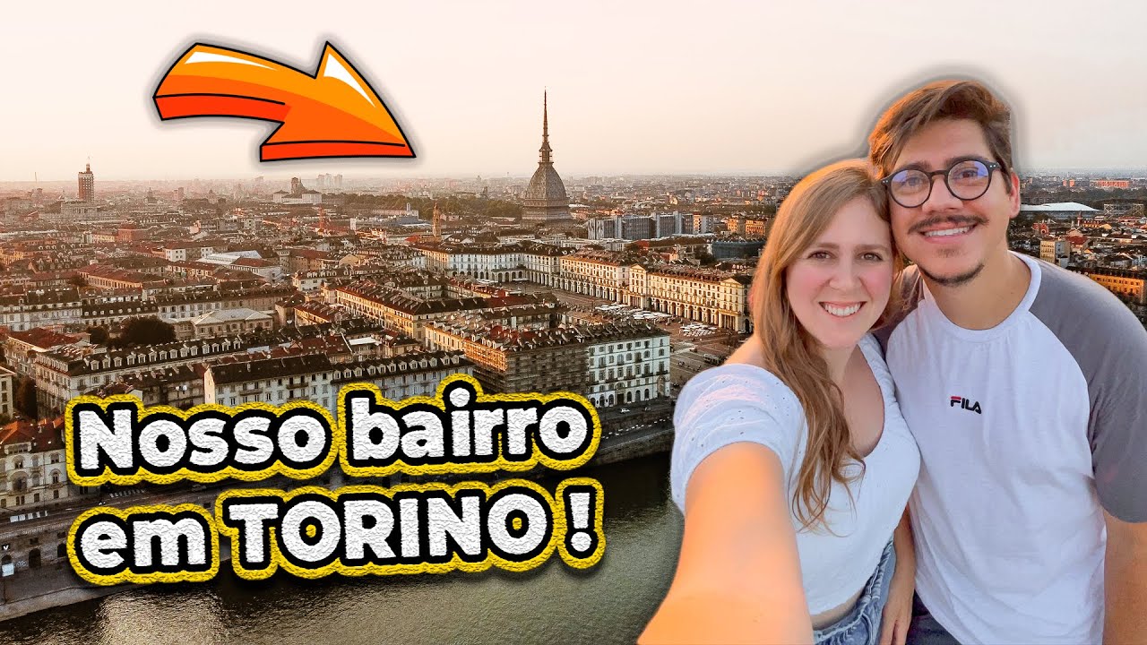 VOCÊS IRÃO SE SURPREENDER COM ESSA CIDADE + TOUR PELO BAIRRO EM TORINO