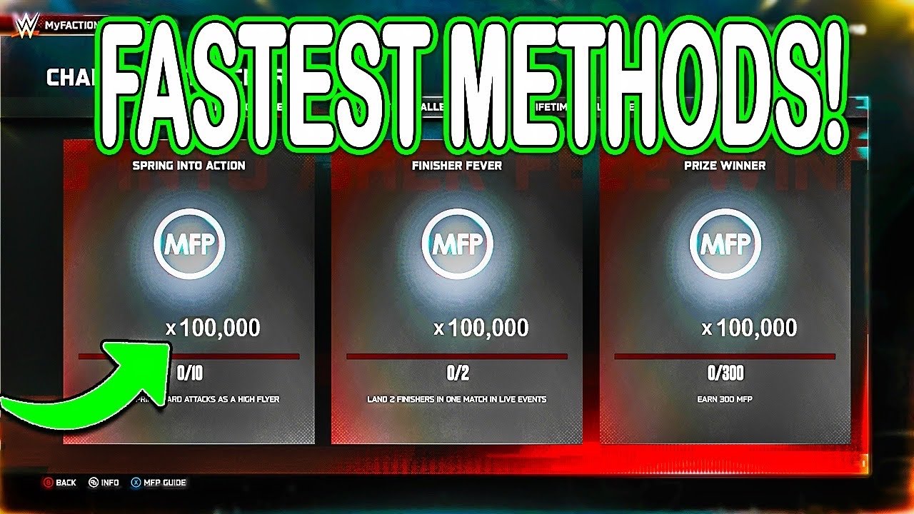 Как быстро получить MFP и жетоны в WWE2K25 Моя фракция