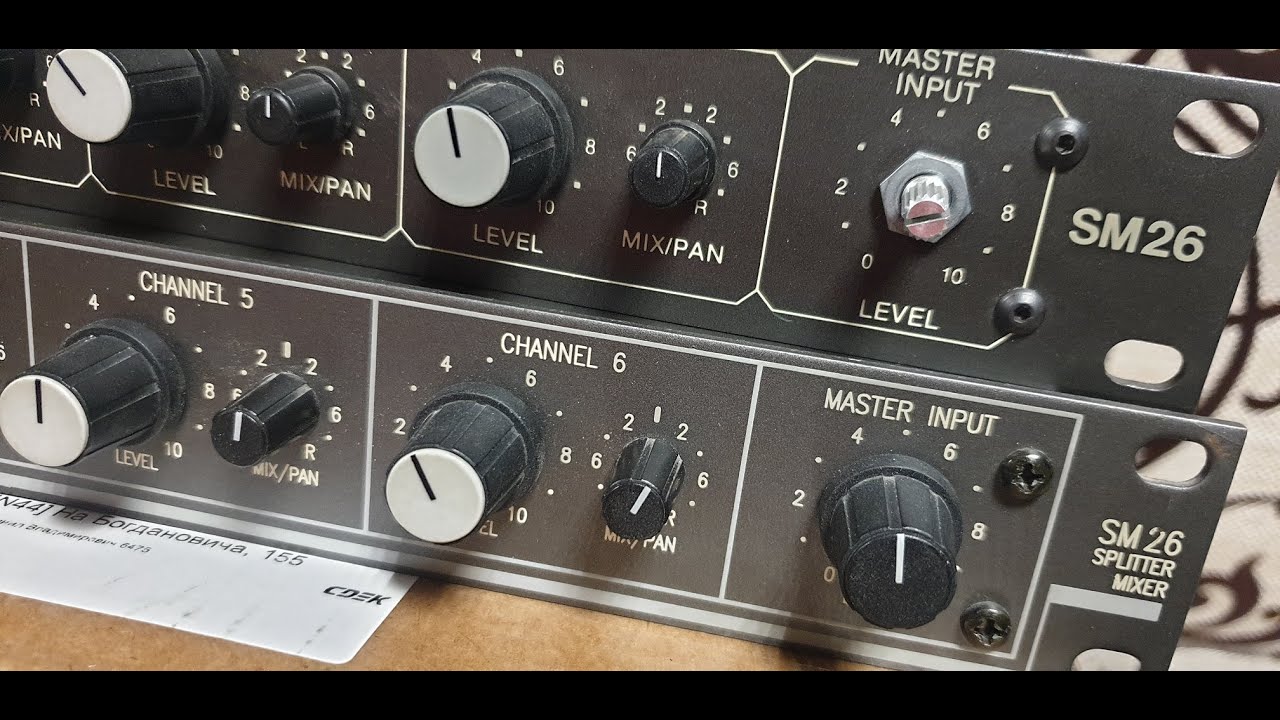 GUITAR RANE SPLITTER MIXER SM26 EVERETT restoration