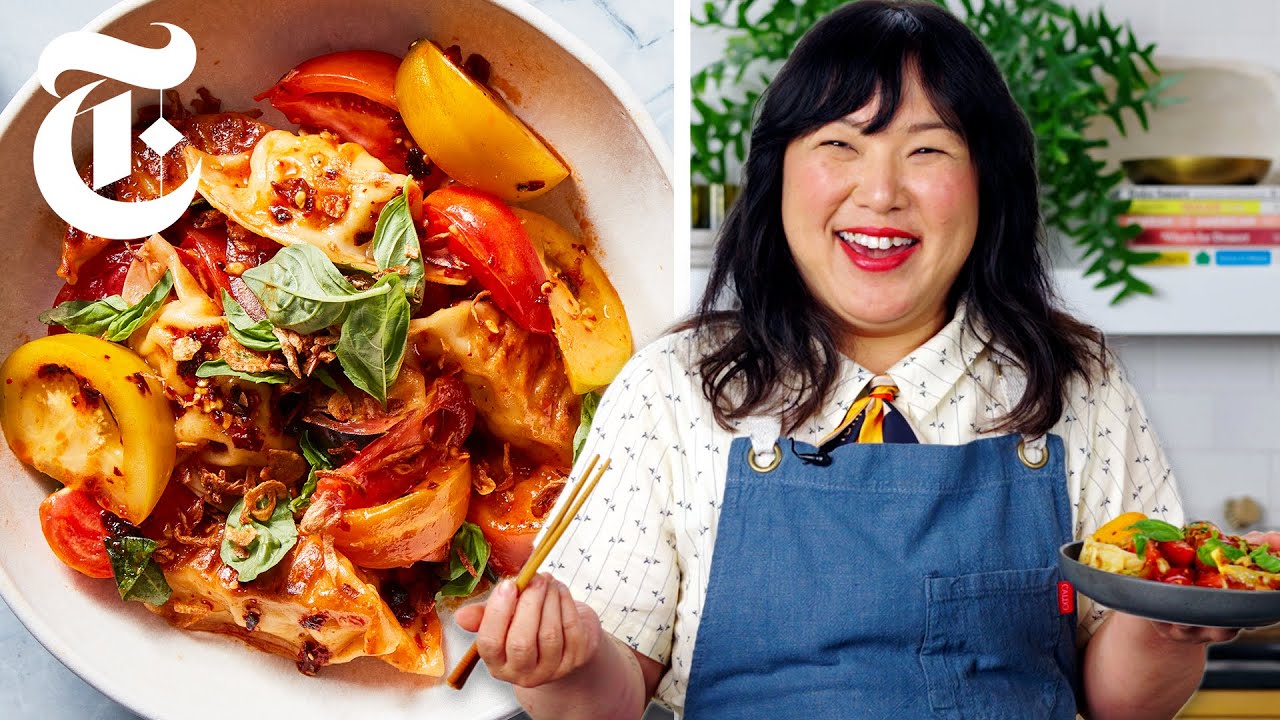 “Astonishingly delicious.” Everyone’s Obsessed with Hetty’s Dumpling Tomato Salad | NYT Cooking