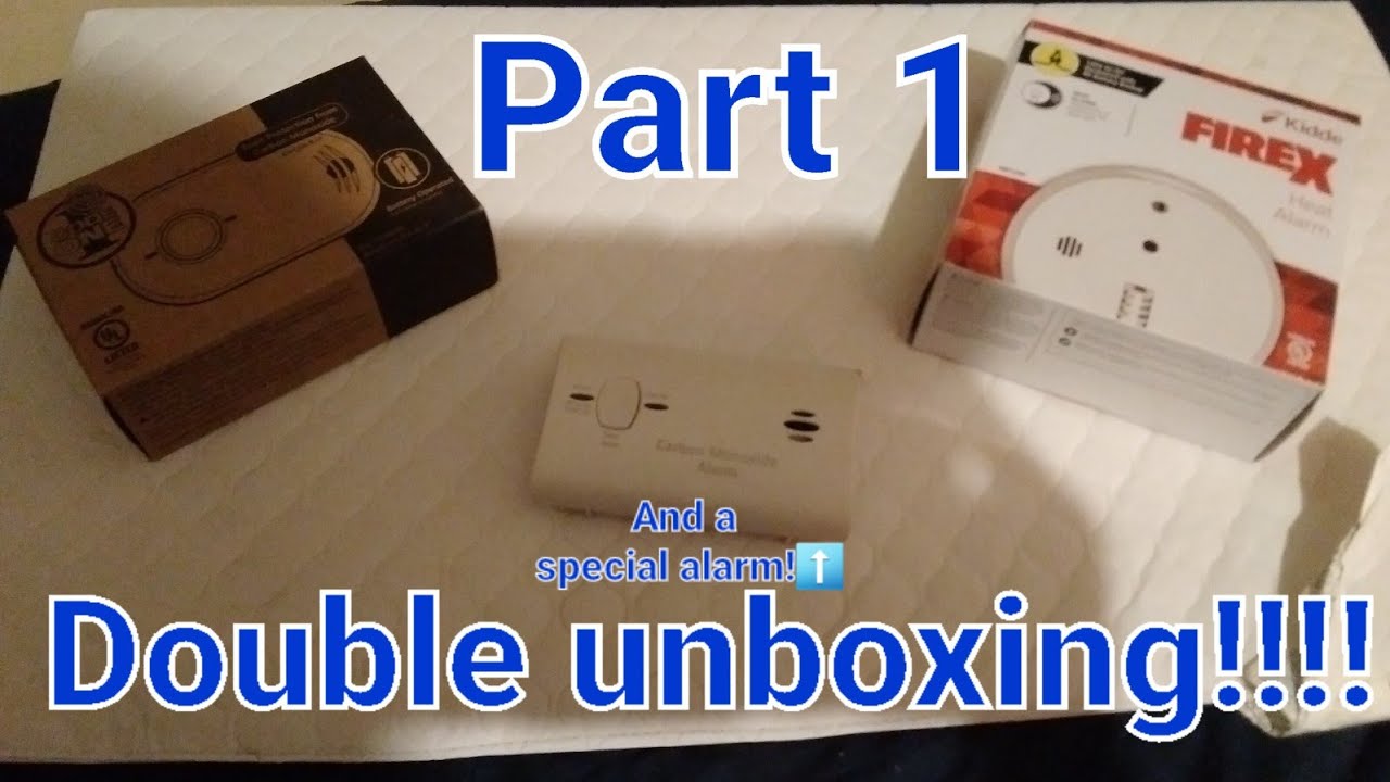 Double unboxing!! Home depot smoke alarm shopping spree part 1 (I accidentally ended the video!)