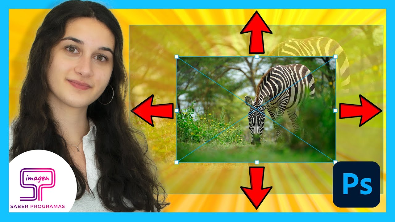✅ C&oacute;mo CAMBIAR TAMA&Ntilde;O imagen Photoshop SIN DERFORMARLA