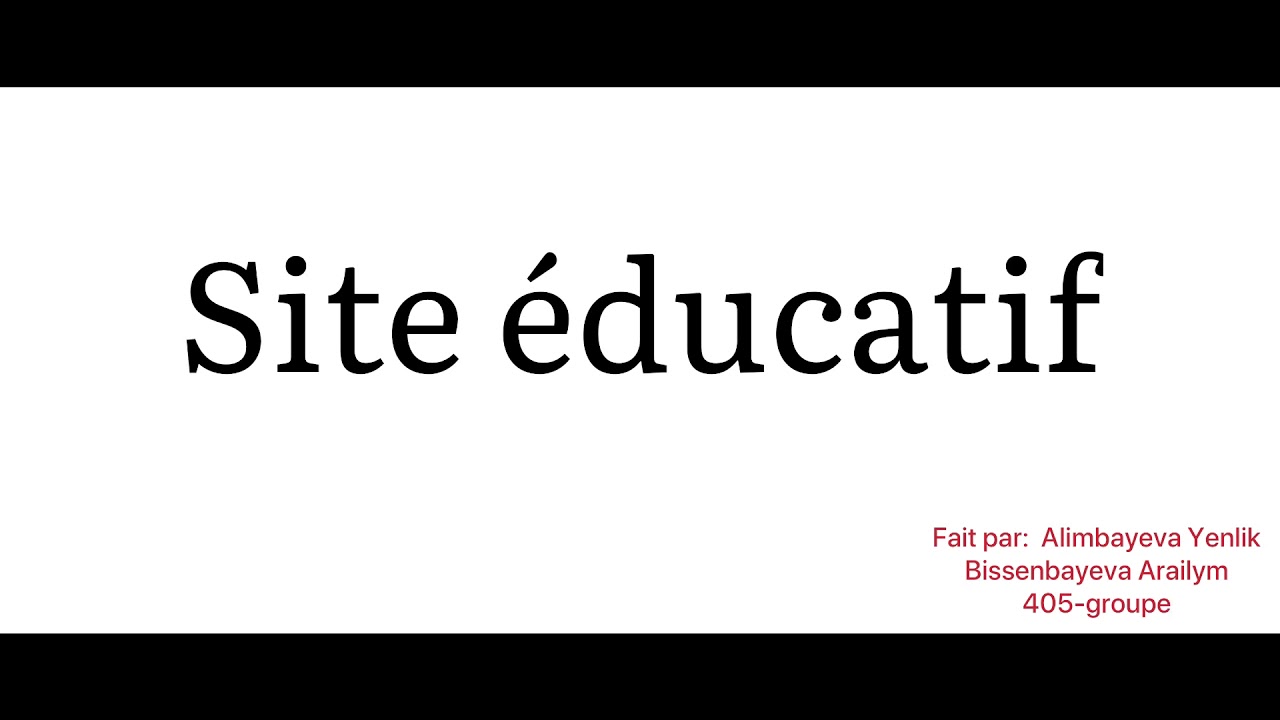 Site éducatif. LANGUE-FR.net