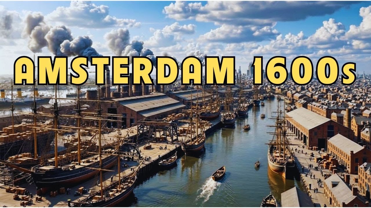 Daily Life Of Amsterdam 1600s (AI Reconstruction)