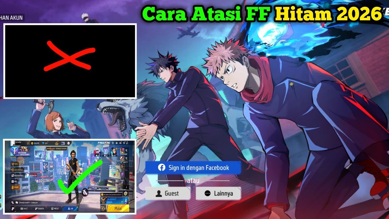Cara Atasi Layar Hitam Atau Black Screen Di Free Fire Terbaru 2026