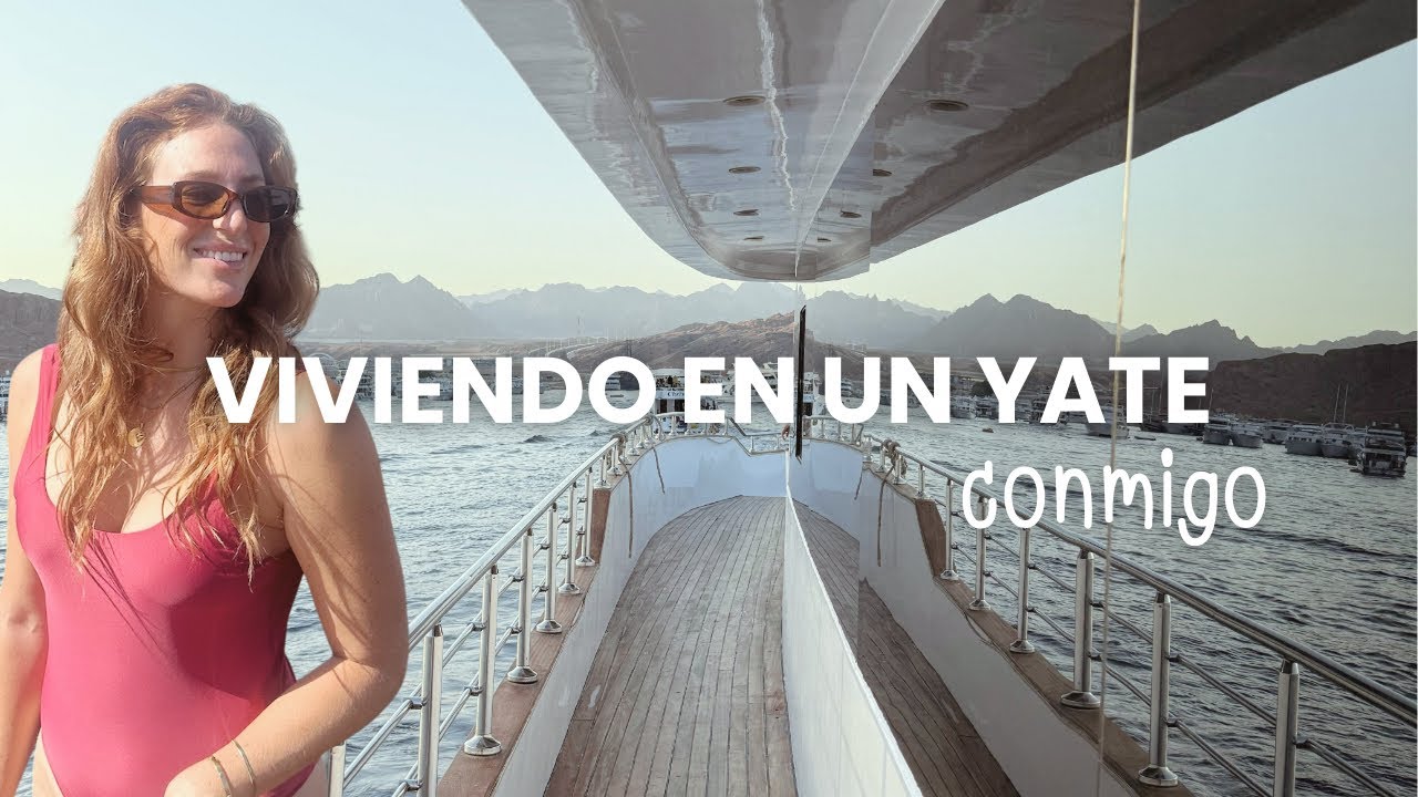 Vivo en un yate… y así voy a trabajar cada día                      #vlog #yatelife #dayinmylife 
